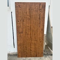 Tablero de Madera PU con Grano de Madera Real de Pera, Panel Decorativo Moderno para Pared Interior/Exterior, Gran Losa de Madera Marina