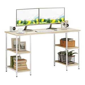 <span class=keywords><strong>Bureau</strong></span> de maison <span class=keywords><strong>avec</strong></span> étagères de rangement - Product Image 4