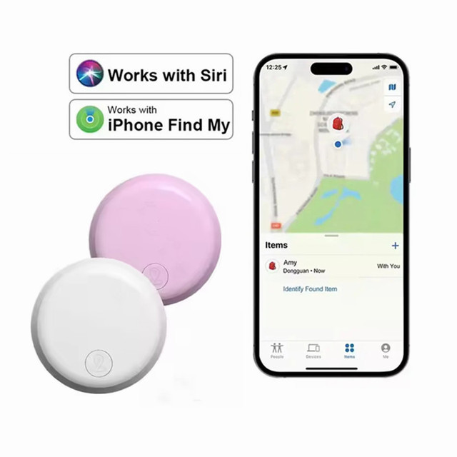 IOS Compatible Smart Tap Anti-Lost Tracker Locator GPS Navigation Anti-Lost Tracker for Keys Alarm Plastic 'Find My Tracker'