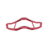 Pièces de scooter en aluminium et acier inoxydable usinées CNC, anodisées rouges, respectueuses de l'environnement, usinage multi-processus de précision