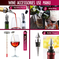 Coffret cadeau de vin rouge antique de qualité supérieure, classique, durable et écologique, avec ouvre-bouteille en bois inclus