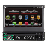 Evrensel 4 çekirdekli 2gb + 32gb fm am rds wifi gps navigasyon radyo tek din araba android müzik seti 7 inç ses