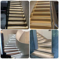 Système de Contrôle d'Éclairage d'Escalier Intelligent à Capteur PIR Anti-Court-Circuit pour Bandes LED Automatiques, Contrôleur de Capteur 32 Étapes pour Éclairage d'Escalier LED