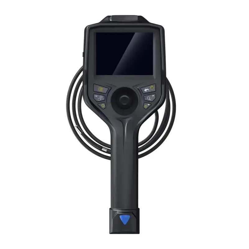 Handheld Industrial Video Endoscope with 3.5 Inch LCD Display, 360 Degree Joystick Articulation, 4Mts Working Cable