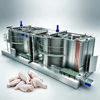 Motor de Congelación Espiral Automático de Alta Eficiencia -45C, Dos Puertas, Industrial, Ecológico, Precio Competitivo, Caja de Cambios de Alta Velocidad