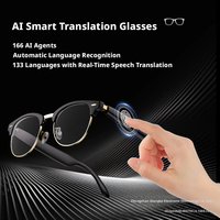 Gafas Inteligentes con IA Tengyan, Auriculares con Traducción en Tiempo Real en 133 Idiomas, Asistente de Voz, Resistentes al Agua IP40, Tipo C