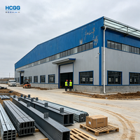 Entrepôt préfabriqué en acier certifié CE ISO, atelier, bâtiment industriel de stockage, fabrication et stockage avec poutres en H