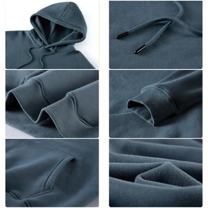 TKAN212 sweat à capuche homme personnalisé 100% coton surdimensionné polaire goutte épaule français éponge à capuche poids lourd Streetwear survêtement - Product Image 4