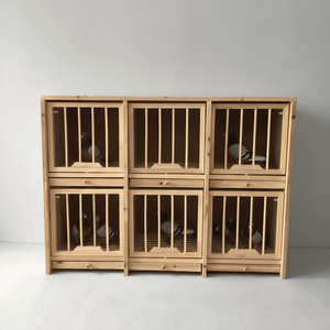 Kotak Sarang Burung Merpati Kayu Solid Flip Top, Kandang Pasangan Merpati Balap Ukuran Besar - Product Image 5