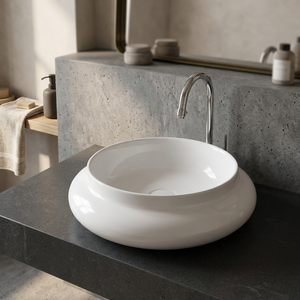 À vendre céramique blanc carré comptoir bassin porcelaine évier pour salle de bain cuisine salon - Product Image 3
