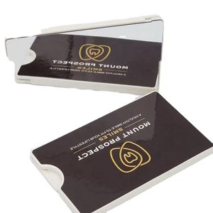<span class=keywords><strong>Fil</strong></span> <span class=keywords><strong>dentaire</strong></span> cireux pour un nettoyage en profondeur, format carte de crédit avec miroir - Product Image 2