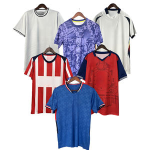 2025-26, новая дешевая мужская футболка белого, красного и синего цвета, Футбольная майка тайского качества, Футбольная майка - Product Image 3