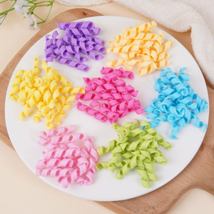 DIY Colored Polymer Clay Pasta Roll Simulation Cake Accessories, Thick Spring Clay <b>Slime</b> Chocolate Roll Accessories - Product Image 2