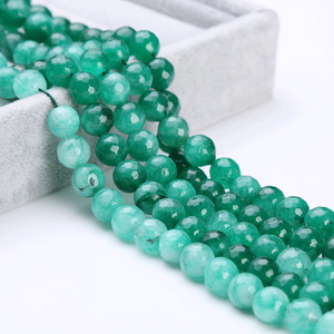 WENCHI - Cuentas de Ágata Natural para Joyería, Variedad de Colores Amarillo, Verde, Naranja, Dorado, Azul, Rosa, Lavanda, Corte Brillante, 3 mm, 8 mm - Product Image 6