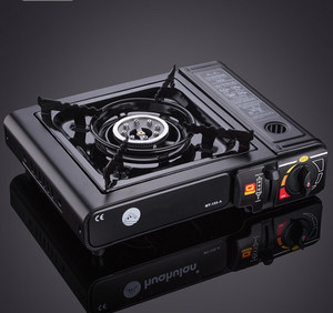 Estufas de Gas para Exteriores, Cocina Portátil para Acampar, Estufa de Gas Portátil de un Solo Quemador, Cocina para Acampar con Recargas de Gas - Product Image 1