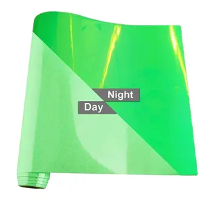 浅绿色批发深色乙烯基发光深色印刷热转印乙烯基薄膜高强度发光