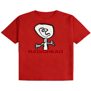 <strong>Radiohead</strong> Stick Figure Abstract Graphic Print T-<strong>Shirt</strong> Rock Band Music Fan Merchandise Crew Neck T-<strong>Shirt</strong> with Letter Print - Product Image 4