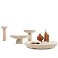 Vente chaude Table à thé Table d'appoint de salon minimaliste Table basse ronde en forme de champignon