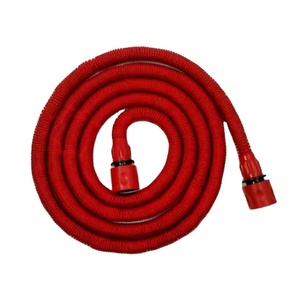 50ft 100ft Expanding Magic Anti-kink High-pressure <b>Rubber</b> & Metal Water with Head for Irrigation Watering - Product Image 1