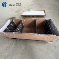 Emballage personnalisé pour systèmes de moteurs automobiles, palette en plastique robuste, boîte d'expédition en carton ondulé, insert en mousse EVA personnalisé, antichoc