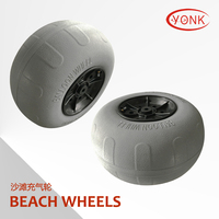 Ensemble d'essieux pour chariot de plage YONK Sandy Dolly avec roues à ballon