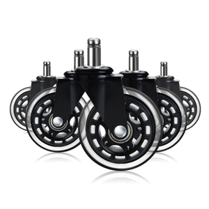 Universal größe 11/22mm Roller Blade PU weicher Bürostuhl Gummi rollen rad/Gewindes tiel rolle für Bürostuhl - Product Image 1
