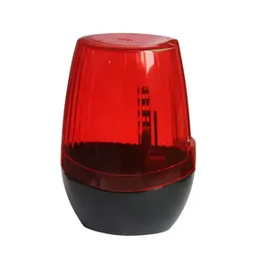 Atacado DC12v/24v vermelho LED flash sirene luz de alarme de segurança lâmpada de alarme estroboscópico de aviso