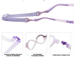 Anteojos Oculos Lunettes 新款硅胶儿童眼镜 儿童镜框处方眼镜 Gafas - Product Image 1