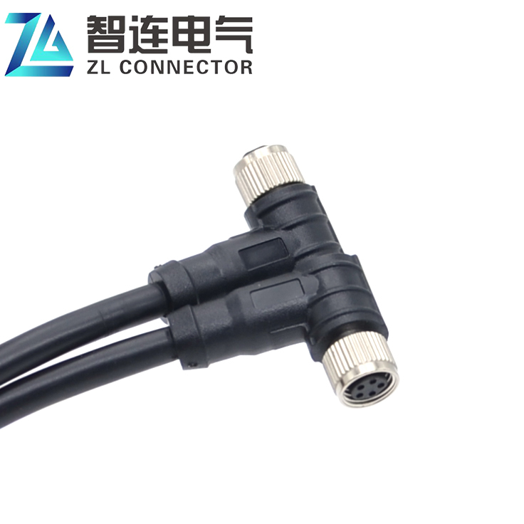 IP67 IP68 impermeable Circular mujer M8 M12, 2, 3, 4, 5, 8, 12 Pin conector de Cable