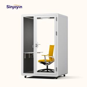 Cabine de travail insonorisée mobile et portable, pods de bureau acoustiques, petite cabine téléphonique insonorisée - Product Image 2