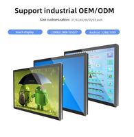 Nuevo Monitor Táctil Capacitivo Industrial de 65 Pulgadas, Panel de 10 Puntos, 1920x1080 LED, Marco Abierto, Aleación de Aluminio Resistente