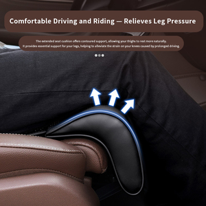 Coussin de siège de voiture universel toutes saisons avec extension de jambe intégrée, un accessoire essentiel pour le siège du conducteur - Product Image 3