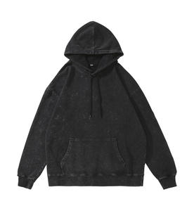 Sudaderas de Algodón de 380 Gramos con Lavado Ácido, Estilo Vintage, para Hombre, Talla Grande, con Estampado en Relieve - Product Image 3