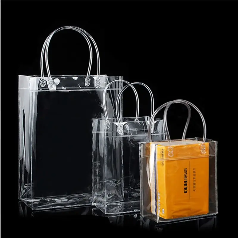 Оптовая Продажа Индивидуальные прозрачные пользовательские ПВХ сумочка модный подарок ПВХ ручная сумка