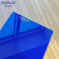 Feuille acrylique en verre bleu 100% PMMA vierge transparente 10mm 15mm Pliage Découpe Gravure Thermoformage