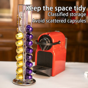 Pour le support de stockage rotatif Nestlé <span class=keywords><strong>Nespresso</strong></span> peut contenir 40 capsules de café utilisées comme <span class=keywords><strong>pot</strong></span> de fleur - Product Image 3