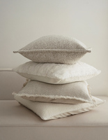 Chaud décoratif Polyester Jacquard taie d'oreiller moderne luxe solide housse de coussin canapé maison Textile oreillers canapé-lit