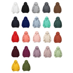 Felpe con cappuccio da <span class=keywords><strong>uomo</strong></span> 300gsm con logo personalizzato stampa a sbuffo di alta qualità Unisex serigrafia <span class=keywords><strong>oversize</strong></span> felpe a tracolla - Product Image 2
