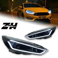 Nouveau pour les modèles Ford Focus 15-18 : l'ensemble d'éclairage peut être modifié avec des clignotants à LED dynamiques et des phares à double lentille.