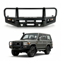 Accessoires automobiles YBJ, pare-chocs avant en fer pour LAND CRUISER série 70 LC75 LC76 LC79 2007-2021, pare-chocs avant