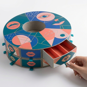 Maßgefertigte Festliche Kosmetik-Verpackung Leere Hautpflege-Adventskalender-Boxen Advent 25-<span class=keywords><strong>Tage</strong></span>-<span class=keywords><strong>Countdown</strong></span>-Design ISO9001 - Product Image 1