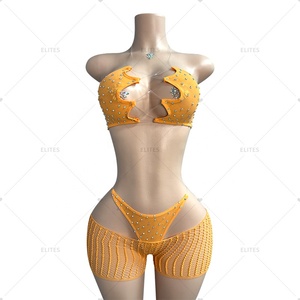 Tinh Hoa Hot Bán cô gái hiệu suất khiêu vũ mặc người phụ nữ sân khấu trang phục người lớn vũ công quần cực quần short khiêu vũ - Product Image 3