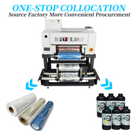 Nueva Máquina de Impresión UV DTF A3, Impresora Digital de Rollo a Rollo con Tinta UV para Transferencia de Plastisol, Pegatinas Resistentes al Agua y a los Arañazos