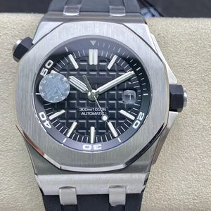 ZF Factory 42mm Mechanical Diver waterproof High Quality 3120 Movement 15710 Black Dial New Super Diving <b>Watch</b> - Product Image 1