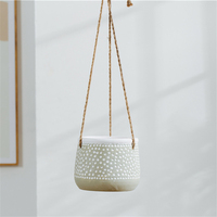 Pots de fleurs suspendus en céramique émaillée flottante, décoration de jardin d'intérieur/extérieur moderne et écologique, pas cher