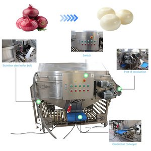 Les machines de traitement des oignons peuvent assurer un fonctionnement en flux continu, pouvant être coordonnées avec les lignes de machines à peler et de nettoyer les oignons. - Product Image 2