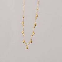 Nouveau à la mode 18k plaque d'or en acier inoxydable bijoux d'été breloques délicates Style bohême collier ras du cou