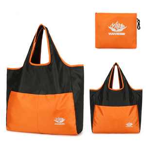 New Style Fashion <strong>Nylon</strong> Hiking Travel <strong>Tote</strong> <strong>Bags</strong> Custom Printed Logo Foldable Lightweight Luxury Outdoor Handbag Open Closure - Product Image 3