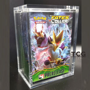 TCG personnalisé avec couvercle magnétique en acrylique transparent pour Pokemon TCG: Sword & Shield SS08 Fusion Strike-Build & Battle Stadium Boîte en acrylique - Product Image 4