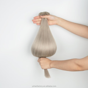 Extensions capillaires Yuanzhen de haute qualité à nano-anneaux, double épaisseur, pointe plate, cheveux russes, extensions à pointe plate en kératine - Product Image 6